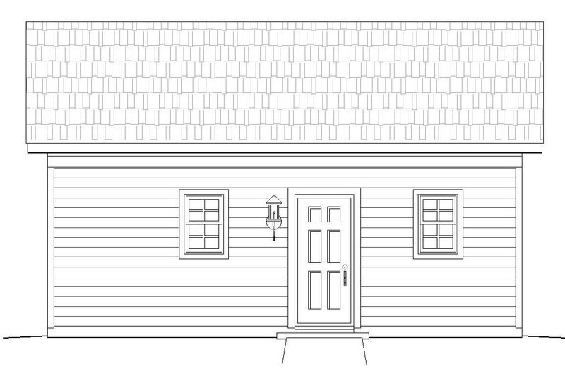 Dream House Plan - Exterior - Other Elevation 1 for Country House Plan #932-103, 0 bath