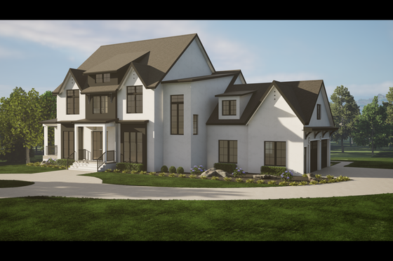 Exterior - Other Elevation 1 for Farmhouse House Plan #1116-26 - 4 bed, 4.5 bath