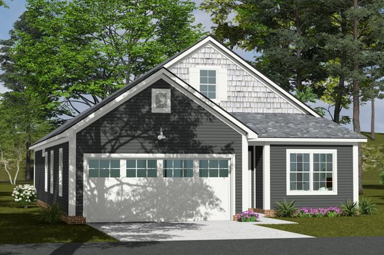 Exterior - Other Elevation 2 for Cottage House Plan #513-2420 - 3 bed, 2 bath