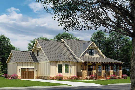 Exterior - Other Elevation for Craftsman House Plan #923-240 - 3 bed, 2.5 bath