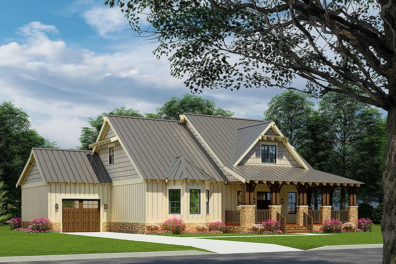 Dream House Plan - Exterior - Other Elevation for Craftsman House Plan #923-240 - 3 bed, 2.5 bath