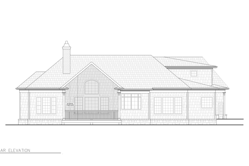 Architectural House Design - Exterior - Other Elevation 1 for Craftsman House Plan #119-482 - 3 bed, 2.5 bath