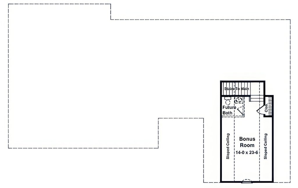 Floor Plan - Upper Floor for Traditional House Plan #21-653 - 3 bed, 3.5 bath