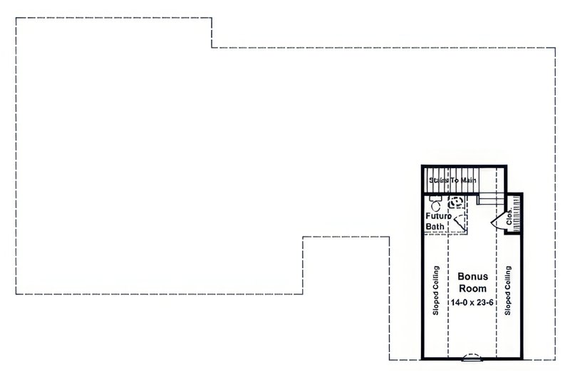 House Blueprint - Floor Plan - Upper Floor for Traditional House Plan #21-653 - 3 bed, 3.5 bath