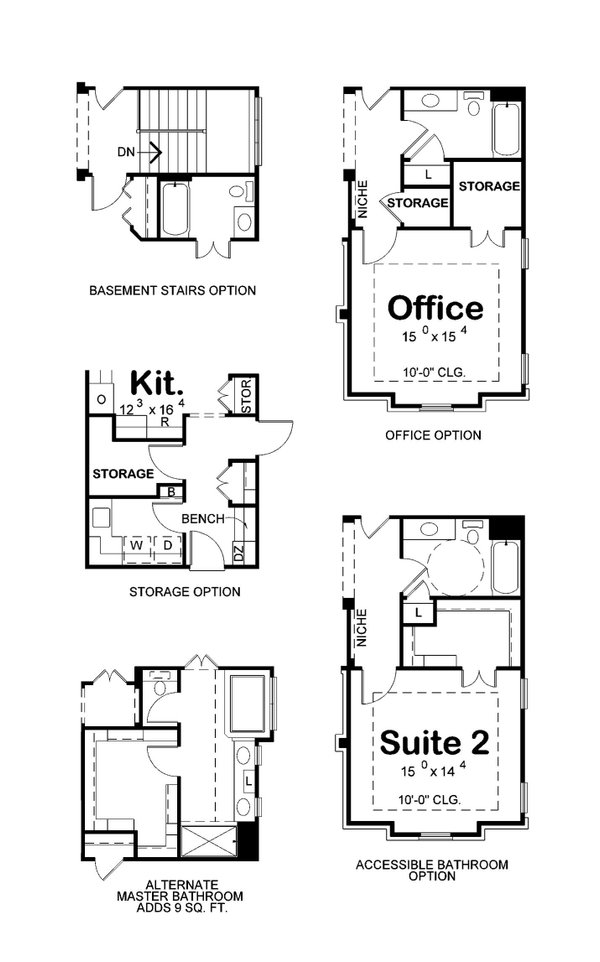 Home Plan - European Floor Plan - Other Floor Plan #20-2067