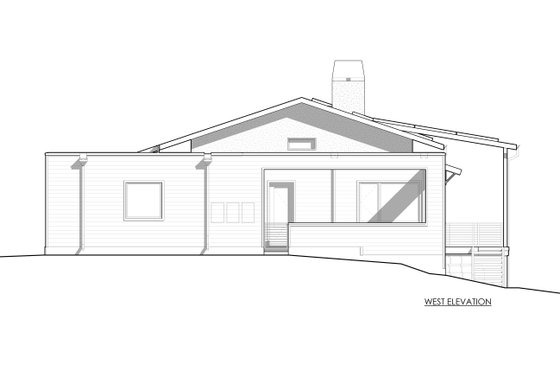 Exterior - Other Elevation 1 for Ranch House Plan #1042-26 - 3 bed, 3.5 bath