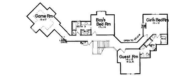 Dream House Plan - European Floor Plan - Upper Floor Plan #52-127