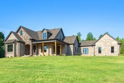 Country Style House Plan - 4 Beds 4 Baths 3671 Sq/Ft Plan #63-413 