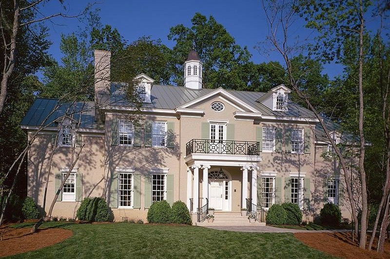 Colonial Style House Plan - 4 Beds 5 Baths 5387 Sq/Ft Plan #137-230