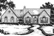 European Style House Plan - 3 Beds 2 Baths 2014 Sq/Ft Plan #36-184 