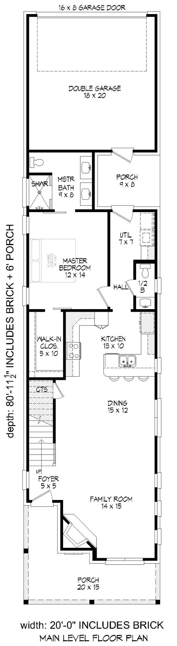 Traditional Floor Plan - Main Floor Plan #932-533