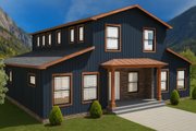 Barndominium Style House Plan - 4 Beds 3 Baths 2407 Sq/Ft Plan #1115-1 