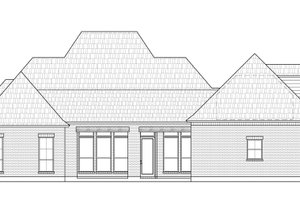 Exterior - Rear Elevation for Southern House Plan #1074-34 - 4 bed, 4 bath