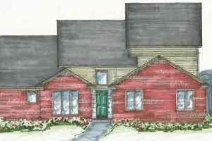 Traditional Exterior - Front Elevation Plan #136-102