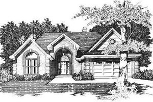 Colonial Exterior - Front Elevation Plan #329-225