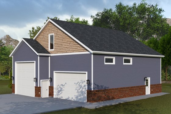 Exterior - Front Elevation 6 for Traditional House Plan #1060-224, 1.5 bath