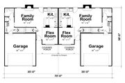 Farmhouse Style House Plan - 3 Beds 2.5 Baths 1467 Sq/Ft Plan #20-2549 