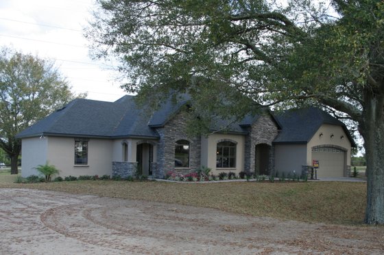 Exterior - Front Elevation 3 for European House Plan #534-1 - 3 bed, 3 bath