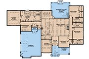 Craftsman Style House Plan - 4 Beds 4 Baths 2767 Sq/Ft Plan #923-232 
