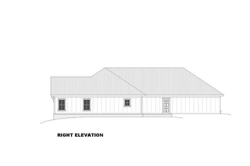 Architectural House Design - Exterior - Other Elevation 1 for Farmhouse House Plan #1117-51 - 3 bed, 3 bath