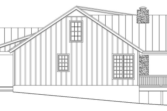 Exterior - Other Elevation 1 for Cabin House Plan #932-123 - 2 bed, 2 bath