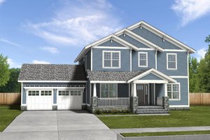 Traditional Exterior - Front Elevation Plan #497-20
