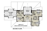 Farmhouse Style House Plan - 4 Beds 3.5 Baths 2862 Sq/Ft Plan #51-1155 