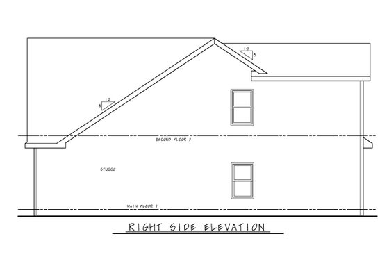 Exterior - Other Elevation for Cottage House Plan #20-2488 - 4 bed, 2.5 bath