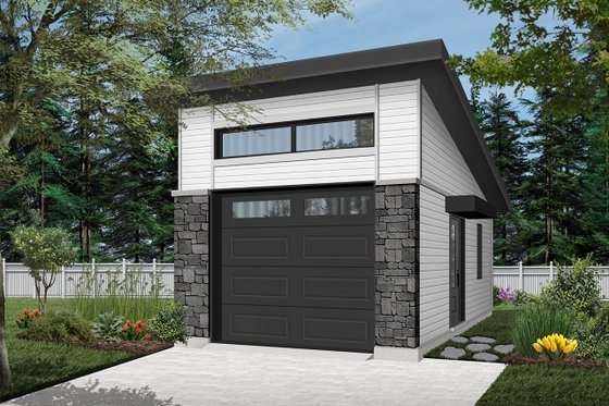 Exterior - Front Elevation 4 for Traditional House Plan #23-2633, 0 bath