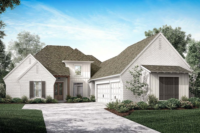 Home Plan - Farmhouse Exterior - Front Elevation Plan #1081-26