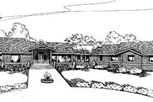 Traditional Exterior - Front Elevation Plan #60-586