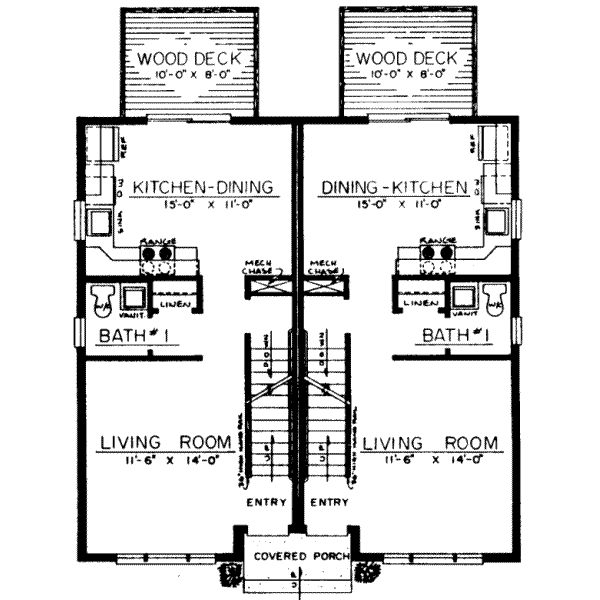 Traditional Floor Plan - Main Floor Plan #303-425