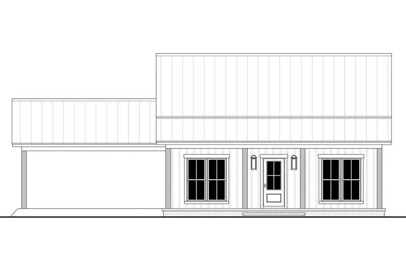 Home Plan - Exterior - Front Elevation 6 for Cottage House Plan #430-454 - 3 bed, 2 bath