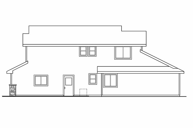 Home Plan - Exterior - Other Elevation 1 House Plan #124-698 - 4 bed, 2.5 bath
