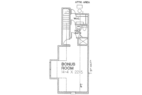 Floor Plan - Other Floor for European House Plan #310-375 - 4 bed, 4 bath