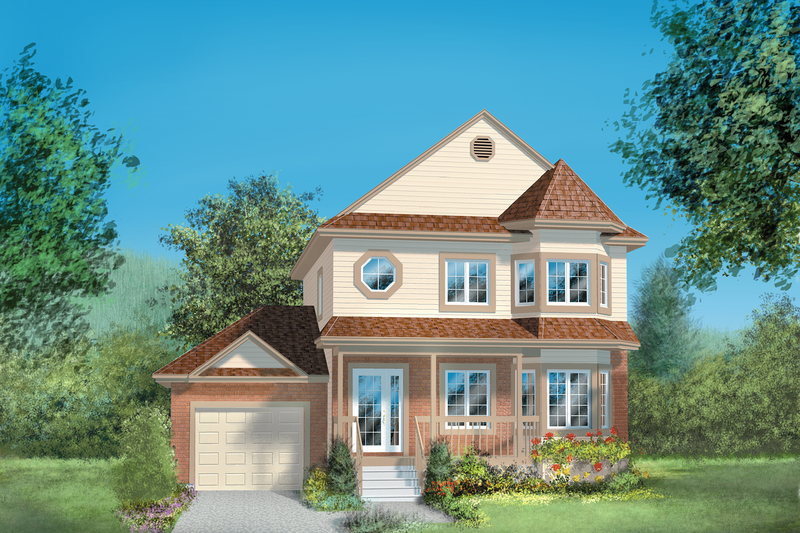 Dream House Plan - Victorian Exterior - Front Elevation Plan #25-2024