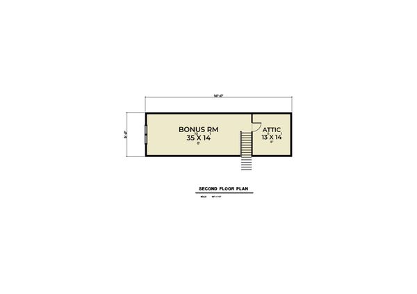 Country Floor Plan - Upper Floor Plan #1070-140