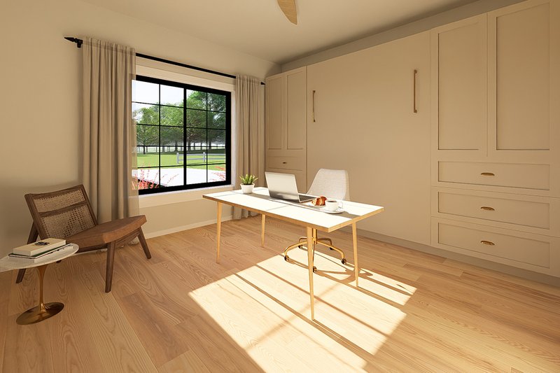 Dream House Plan - Interior - Bedroom 1 for Farmhouse House Plan #126-238 - 2 bed, 2 bath