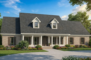 Traditional Exterior - Front Elevation Plan #17-1176