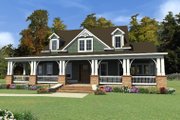 Bungalow Style House Plan - 4 Beds 3 Baths 3326 Sq/Ft Plan #63-404 