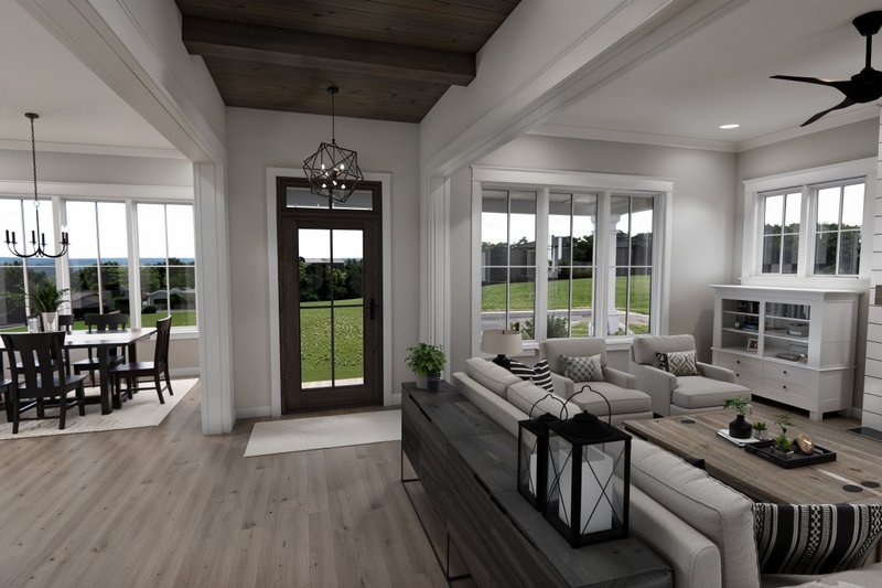 Architectural House Design - Interior - Entry 1 for Farmhouse House Plan #51-1261 - 3 bed, 3.5 bath