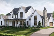 Farmhouse Style House Plan - 4 Beds 3.5 Baths 3191 Sq/Ft Plan #455-680 Exterior 