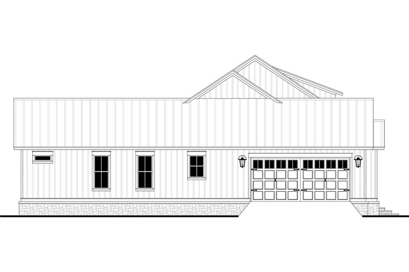 Architectural House Design - Exterior - Other Elevation for Farmhouse House Plan #430-224 - 3 bed, 2 bath