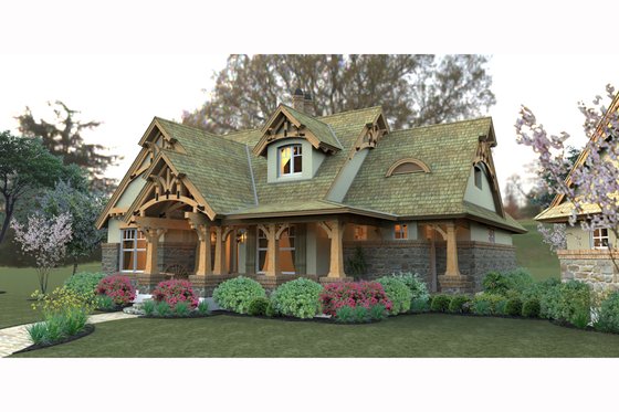 Exterior - Other Elevation 6 for Craftsman House Plan #120-174 - 3 bed, 2 bath