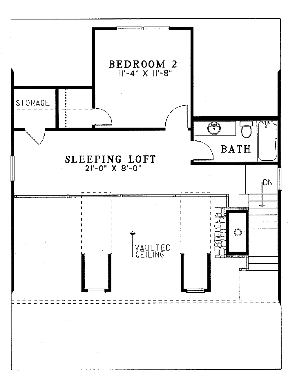 Farmhouse Style House  Plan  2 Beds 2 Baths 1400  Sq  Ft  