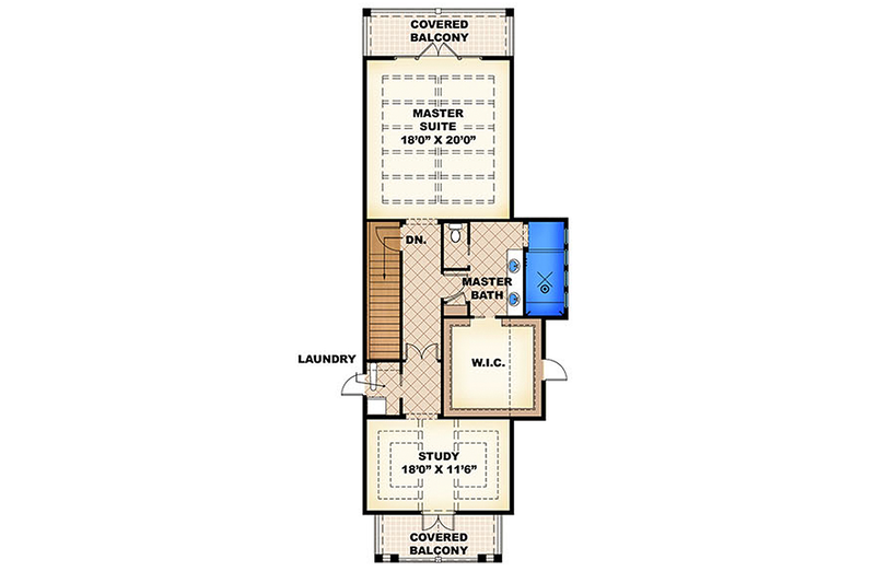Home Plan - Floor Plan - Other Floor for Beach House Plan #27-456 - 5 bed, 5.5 bath