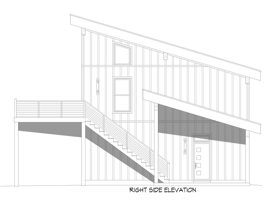 Exterior - Other Elevation 1 for Contemporary House Plan #932-1374 - 1 bed, 1 bath