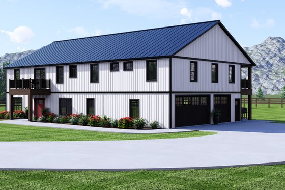 Exterior - Other Elevation 1 for Barndominium House Plan #1064-307 - 7 bed, 7 bath