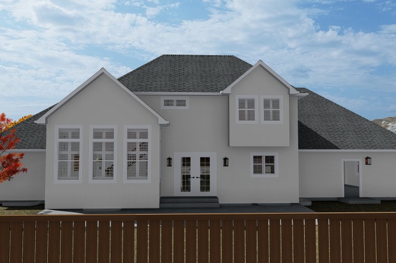 Home Plan - Exterior - Rear Elevation for Traditional House Plan #1060-62 - 3 bed, 2.5 bath