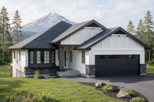 Architectural House Design - Exterior - Front Elevation for Craftsman House Plan #1100-106 - 3 bed, 2 bath